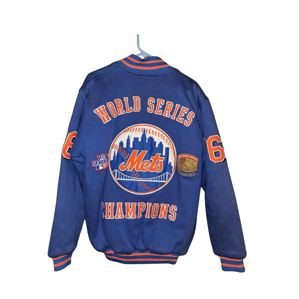 Vintage New York Mets World Series 86 69 commemorative jacket!!!!